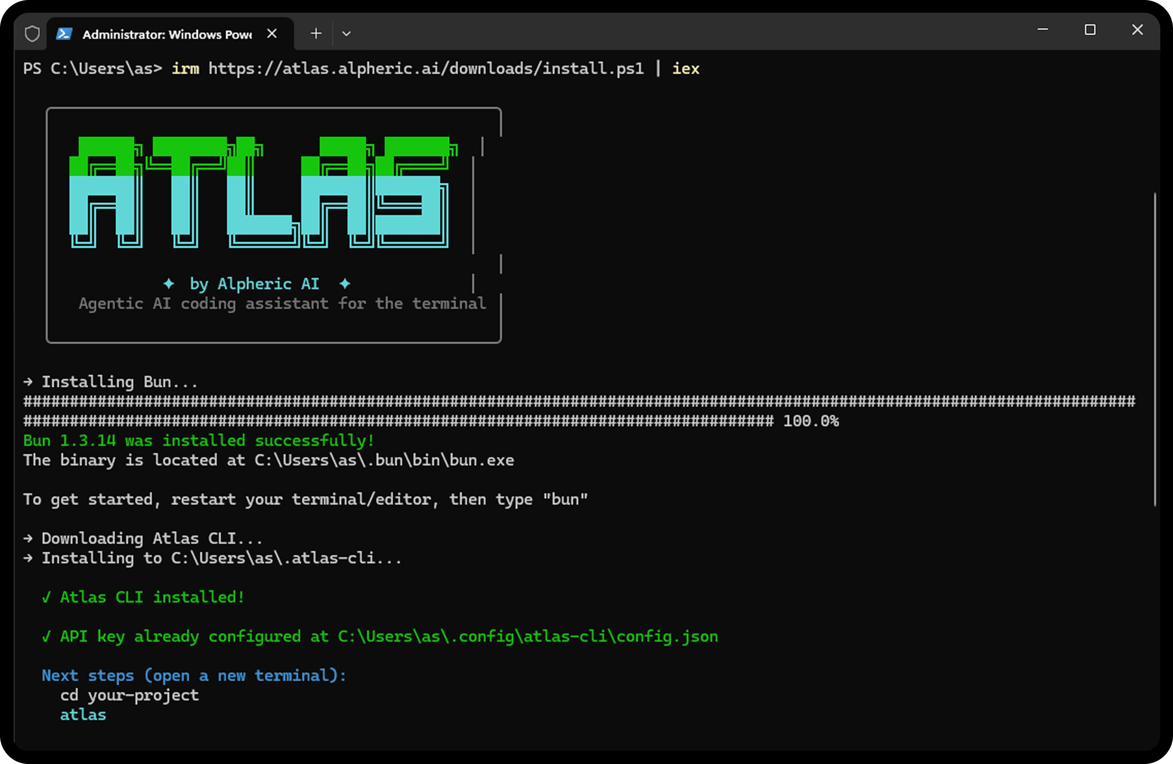 Atlas CLI